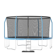Load image into Gallery viewer, AirZone Premier Trampoline - Blue/Blue