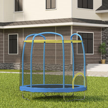 Load image into Gallery viewer, AirZone Jump Premier 7' Youth Trampoline - Blue/Blue