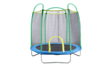 Load image into Gallery viewer, AirZone Jump Premier 7' Youth Trampoline - Green/Blue