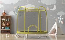 Load image into Gallery viewer, AirZone Jump Premier 7' Youth Trampoline - Yellow/Yellow