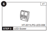 LED Scoreboard for HT-2011LPG LED 48