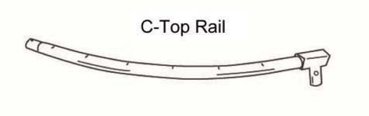 Top Rail for AirZone Basic 12' Trampoline (Part C, WM-00512)