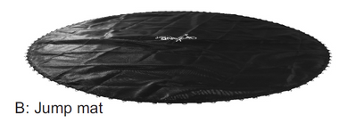 Jump Mat for AirZone Jump 14' Trampoline - 84 springs (AZJ-14-002)