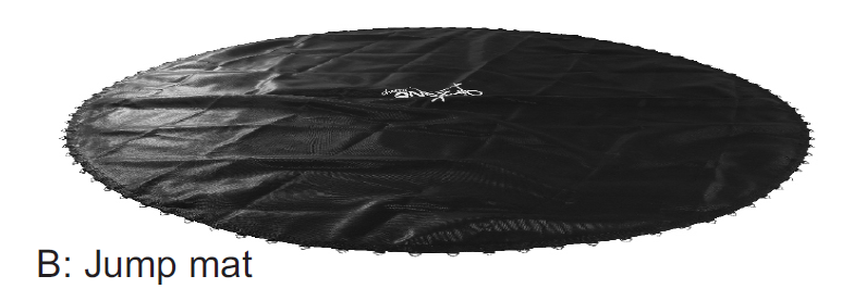 Airzone Jump 12' Trampoline Replacement Jump Pad (WM-00512, AZJ-12)