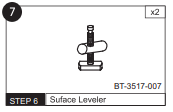 Surface Leveller for BT-3517 (Part 7) Set of 2