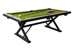 Airzone Outdoor Play 7' Multi-Use Billiard Table with Bench Seating
