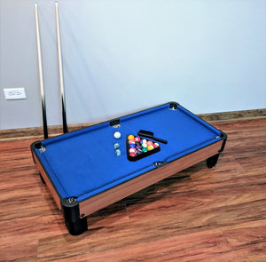 AirZone Play 40" Table Top Pool Table (Beachwood and Black)