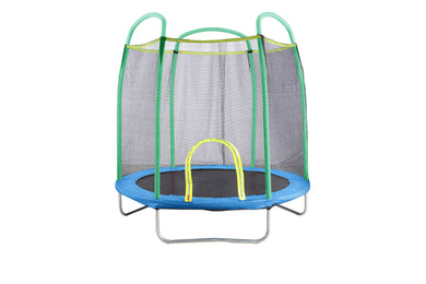 AirZone Jump Premier 7' Youth Trampoline - Green/Blue