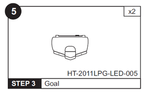 Goal Box for HT-2011LPG LED 48" Hockey Table (HT-2011LPG-LED-005)