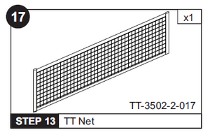 Replacement Net for Airzone Play Table Tennis Table (TT-3502-017)
