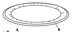 Replacement Spring Cover for 48" Folding Exercise Trampoline (WM-00148-006)
